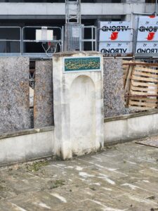 Mahpeyker Valide Sultan namazgahı mihrabı