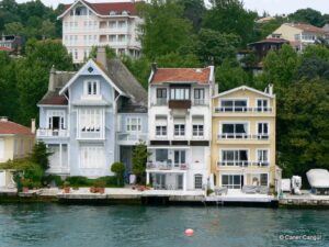 Soldaki Mavi Saip Özden Yalısı