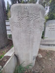 Karacaahmet Mezarlığı Çalık El Hac Mehemmed Mezar Taşı