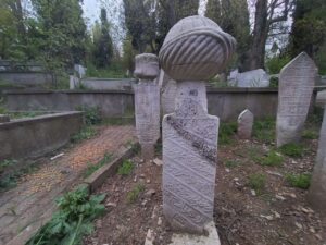 Karacaahmet Mezarlığı Yorgancı Mehemmed Ağa Mezar Taşı