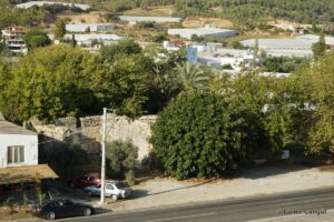 Mamure Hamamı'nın Kale'den Görünümü