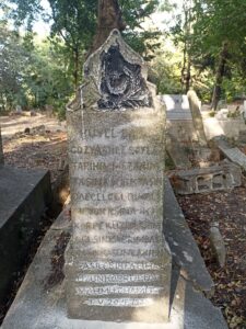 1935'de fevt olan Mahmud Hamid'in kabri.