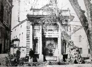 Sinan Paşa Çeşmesi Beşiktaş'ta Eski Yerinde İken