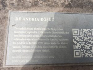 Zipcy Köşkü, De Andria Köşkü