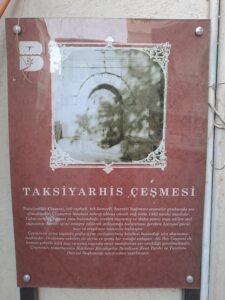 Taksiyarhis Çeşmesi