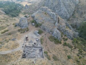 Ambarlıkaya Mevkii Kazısı Hava Fotoğrafı