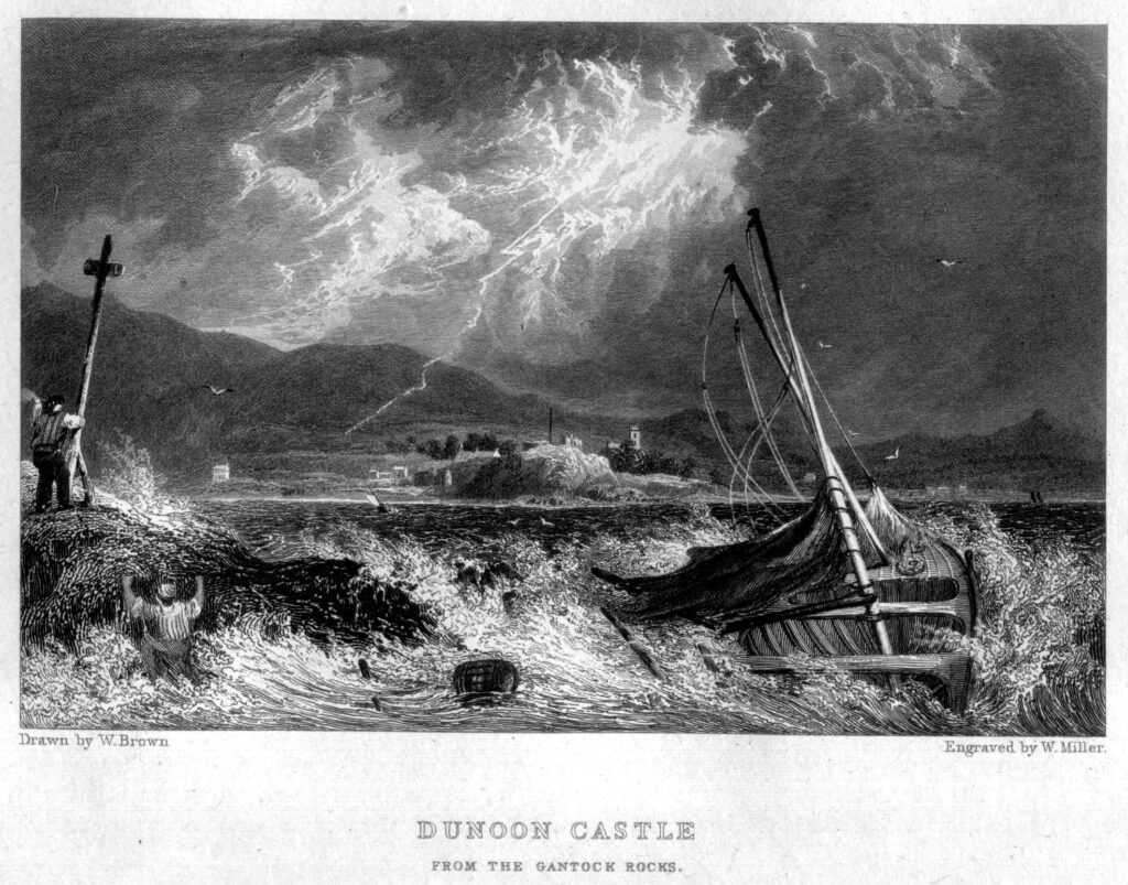 Castillo de Dunoon • Ubicación, fotos e información • Inventario cultural