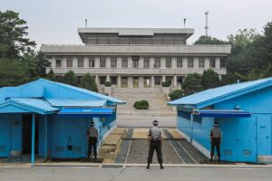 Sınırın Güney Kore tarafı.