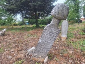 Akçakoca Mezarlığı El Hac Ali Ağa Mezar Taşı Kitabesi