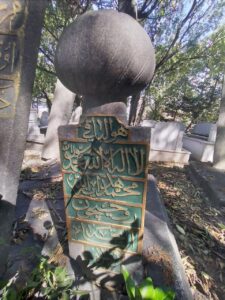 Necatibey Mezarlığı Mehemmed Hidayetullah Mezar Taşı